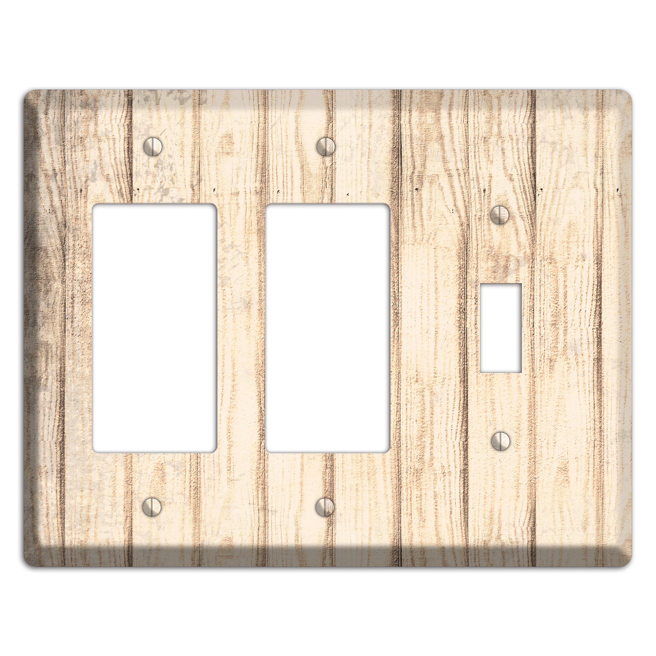 Sidecar Weathered Wood 2 Rocker / Toggle Wallplate