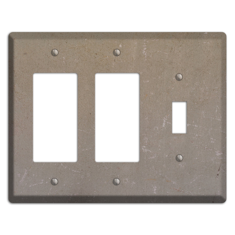 Old Concrete 6 2 Rocker / Toggle Wallplate