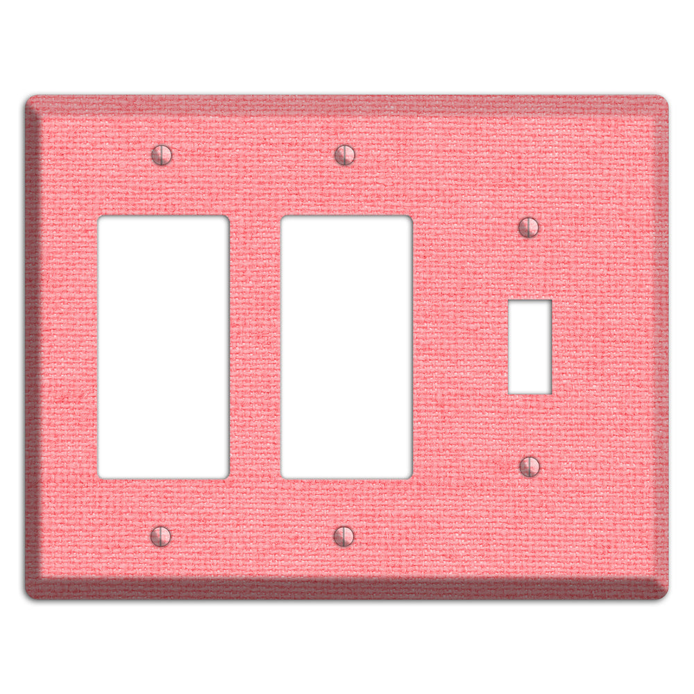 Sweet Pink Soft Coral 2 Rocker / Toggle Wallplate