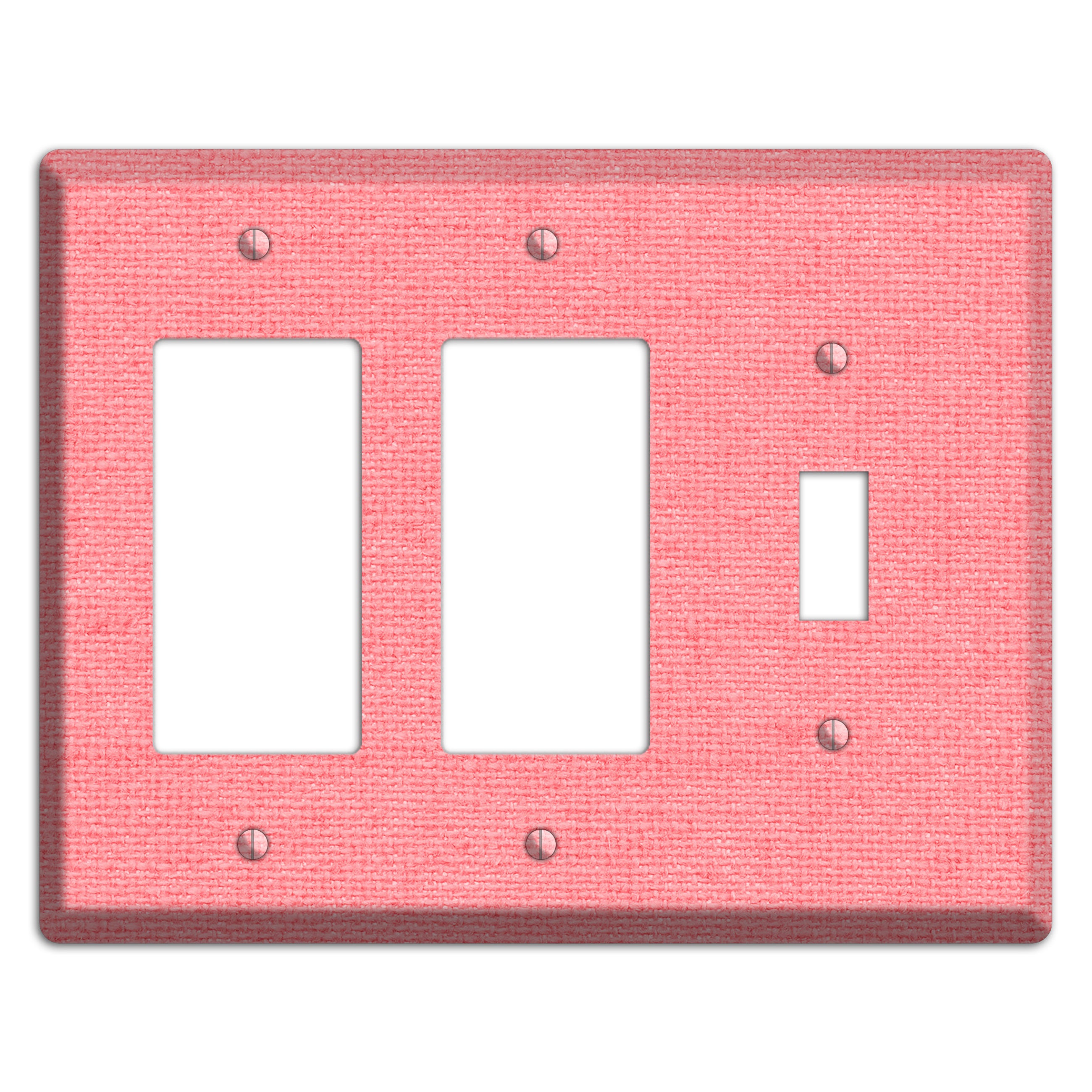 Sweet Pink Soft Coral 2 Rocker / Toggle Wallplate