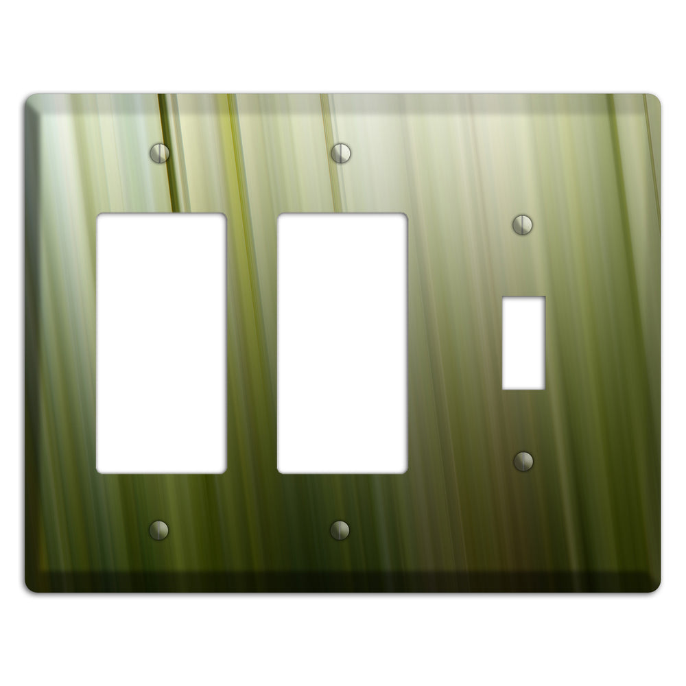 Olive Ray of Light 2 2 Rocker / Toggle Wallplate