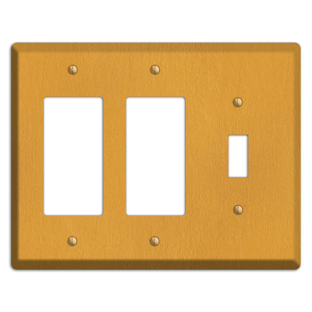 Stucco Yellow 2 Rocker / Toggle Wallplate