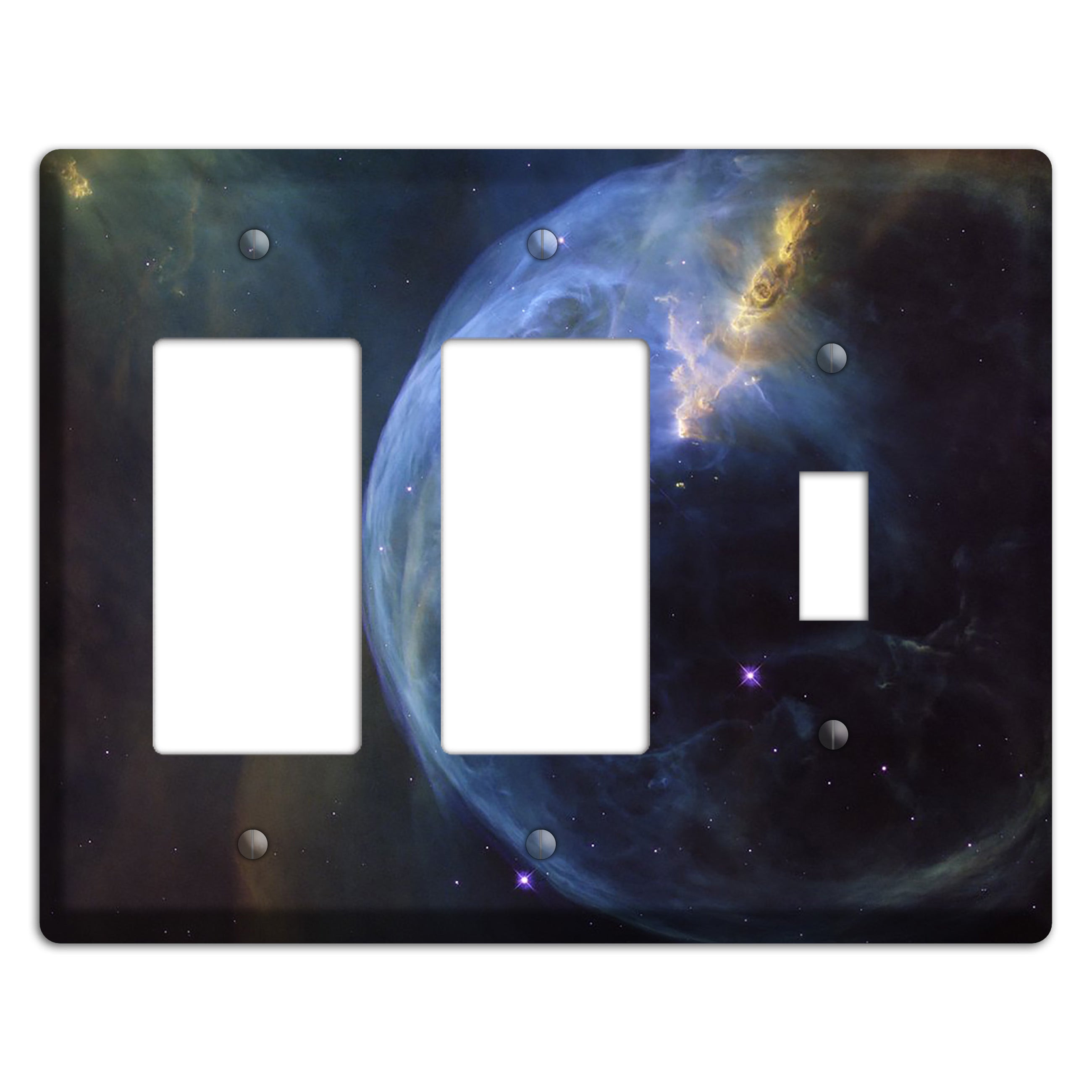 Bubble Nebula 2 Rocker / Toggle Wallplate