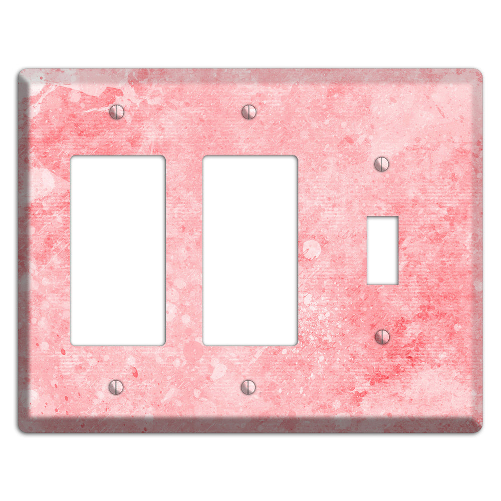 Rose Fog Soft Coral 2 Rocker / Toggle Wallplate