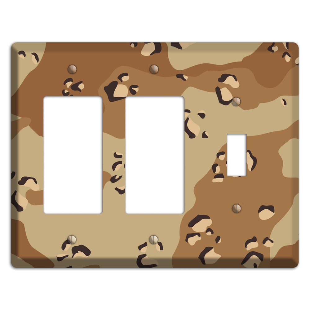 Desert Camo 2 Rocker / Toggle Wallplate