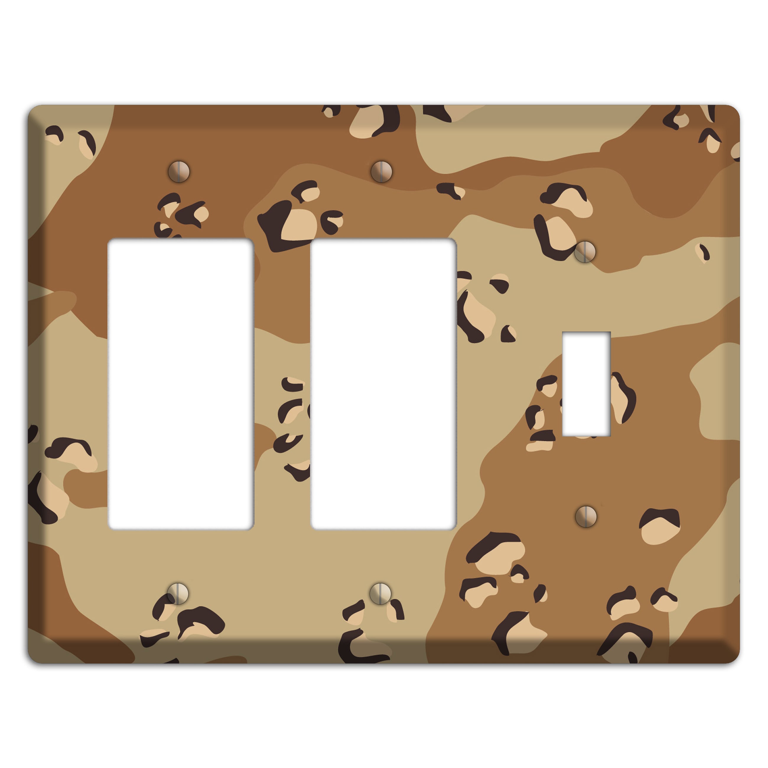 Desert Camo 2 Rocker / Toggle Wallplate