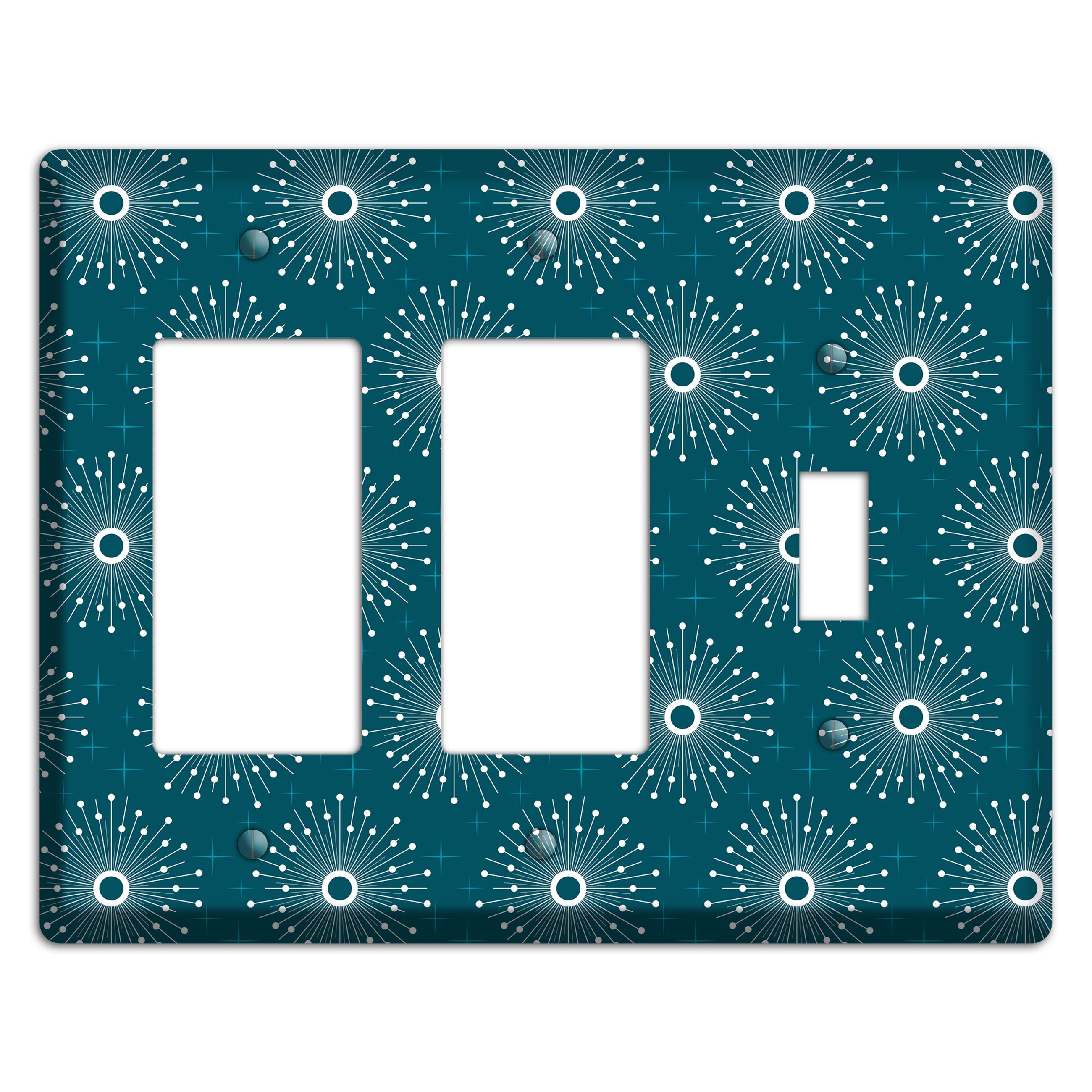 Star Burst 2 Rocker / Toggle Wallplate