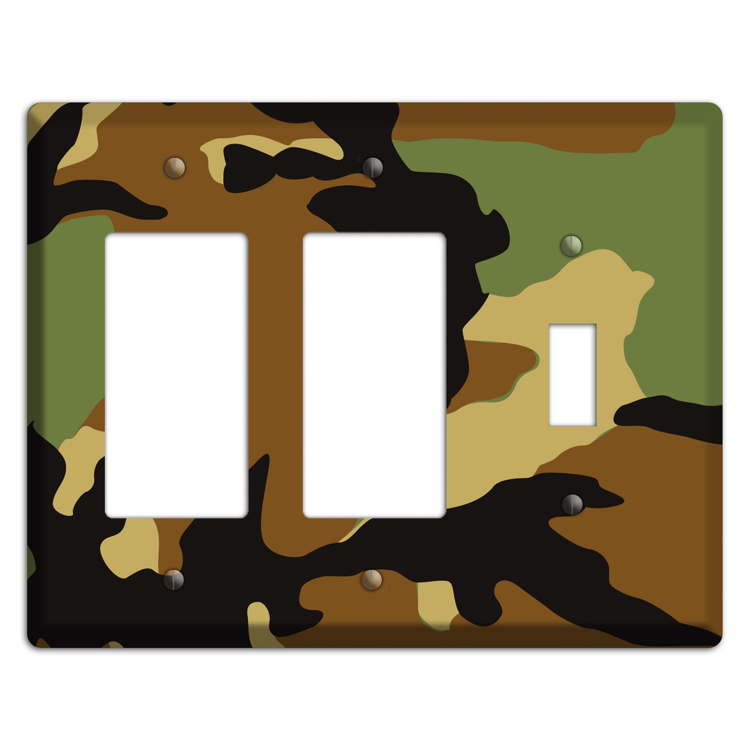 Camoflauge 2 Rocker / Toggle Wallplate