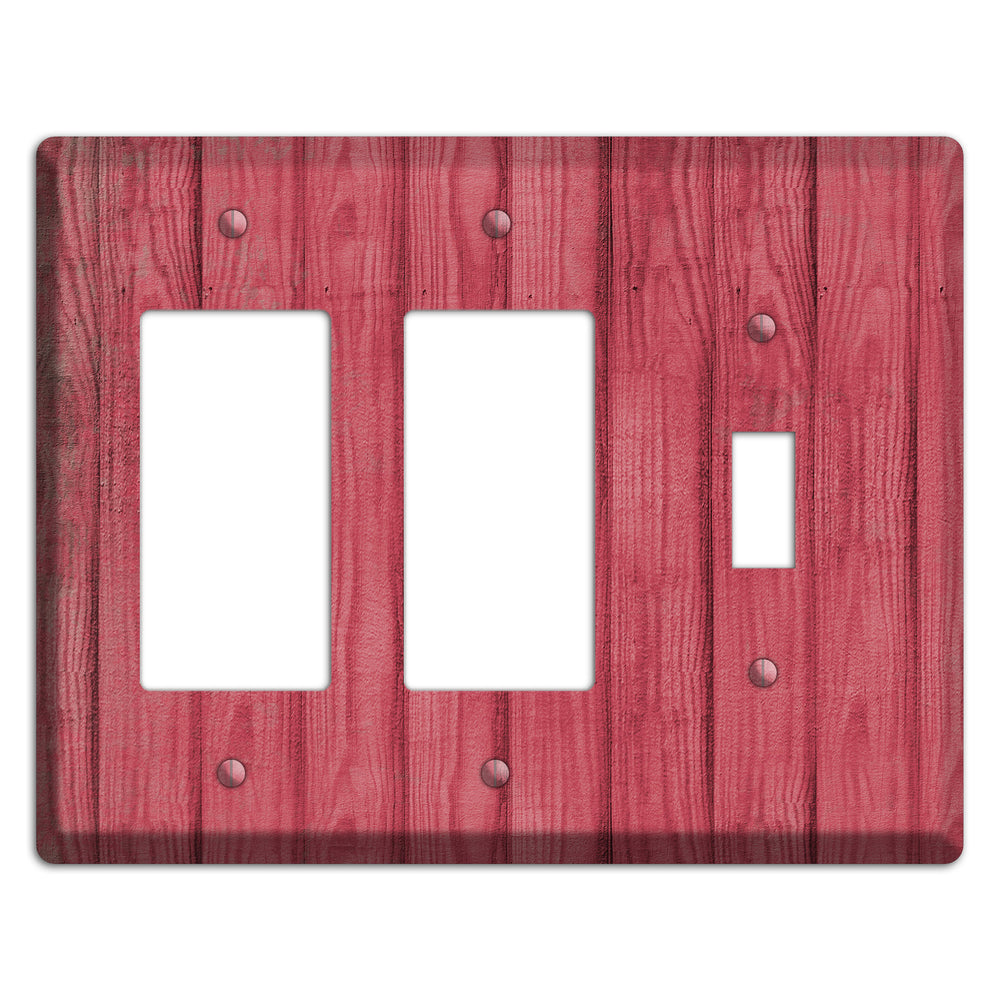 Fuzzy Wuzzy Weathered Wood 2 Rocker / Toggle Wallplate