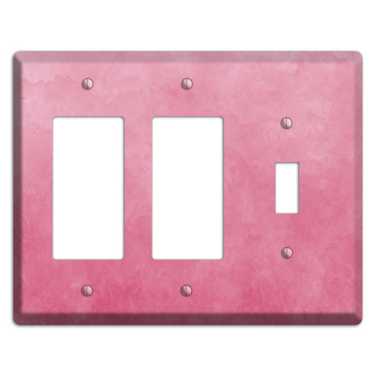 Pink Ombre 2 Rocker / Toggle Wallplate
