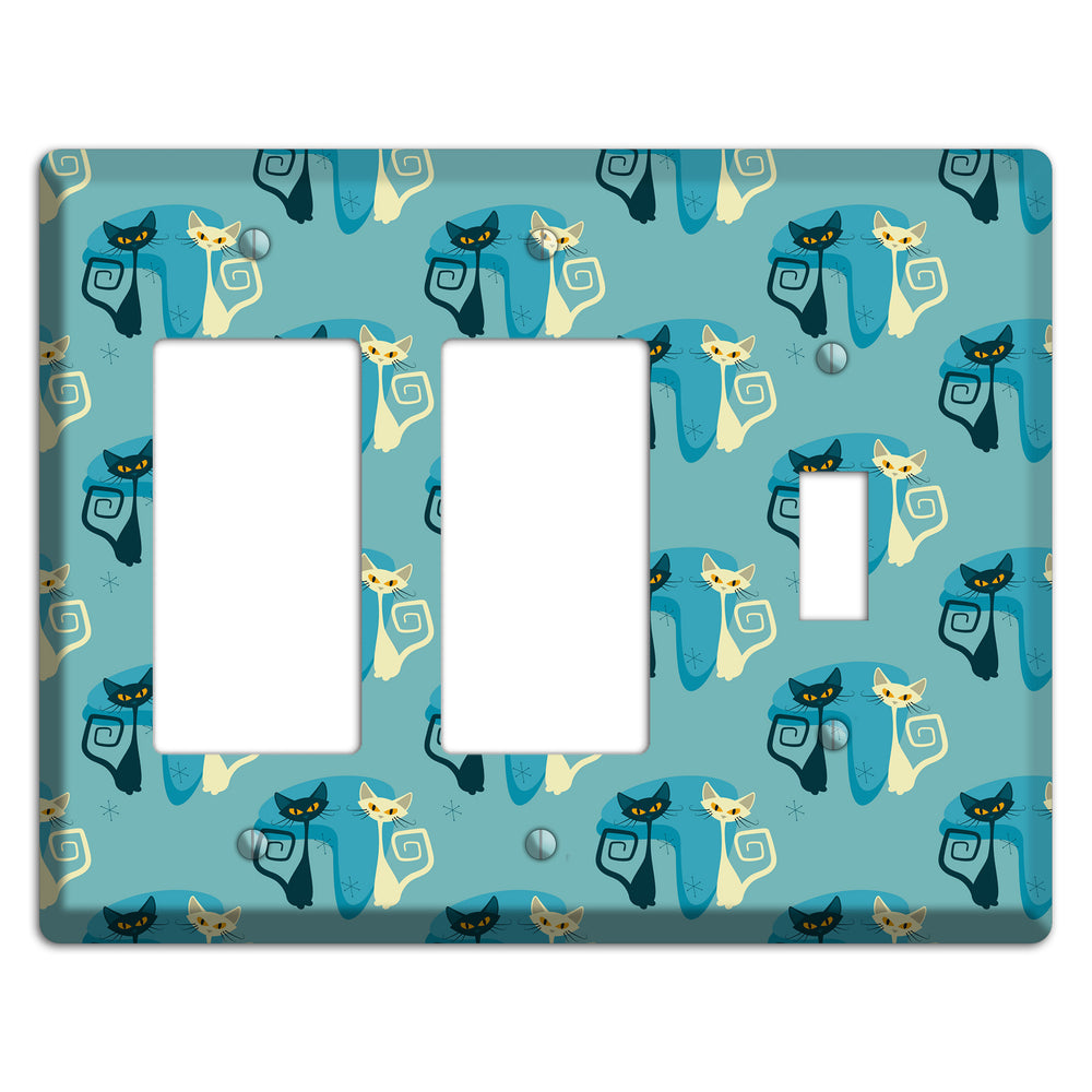 Adoable Kitties 2 Rocker / Toggle Wallplate