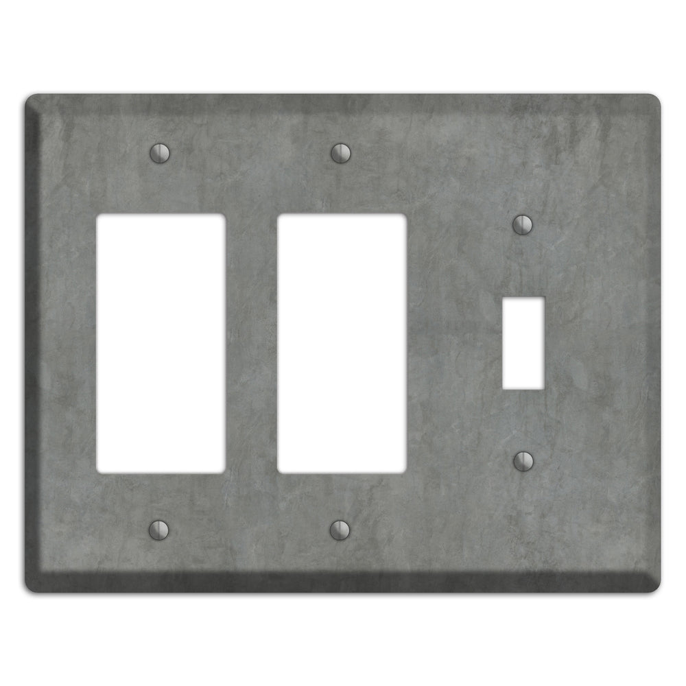 Stucco Grey 2 Rocker / Toggle Wallplate