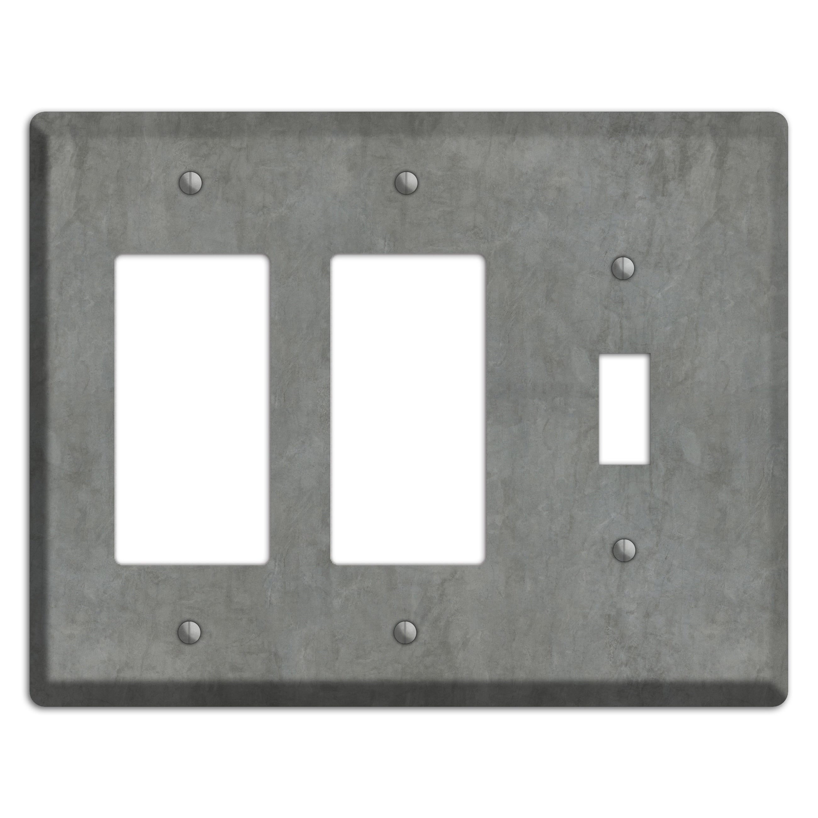 Stucco Grey 2 Rocker / Toggle Wallplate