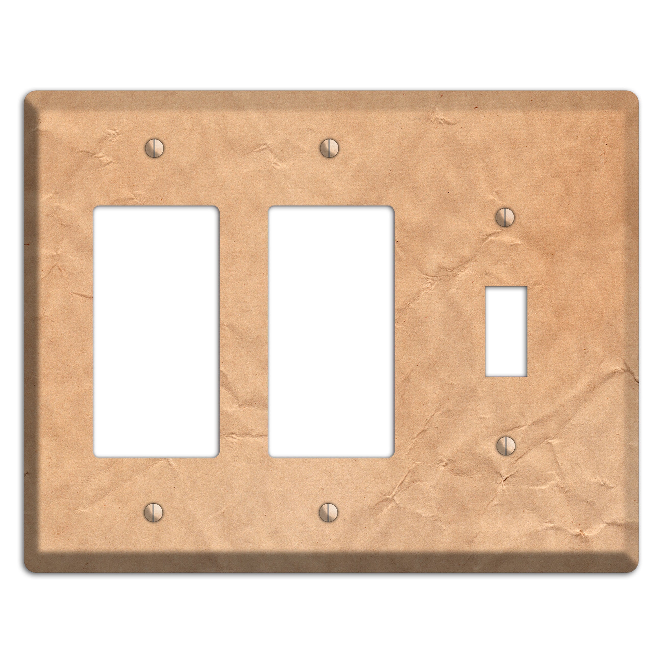 Aged Paper 6 2 Rocker / Toggle Wallplate