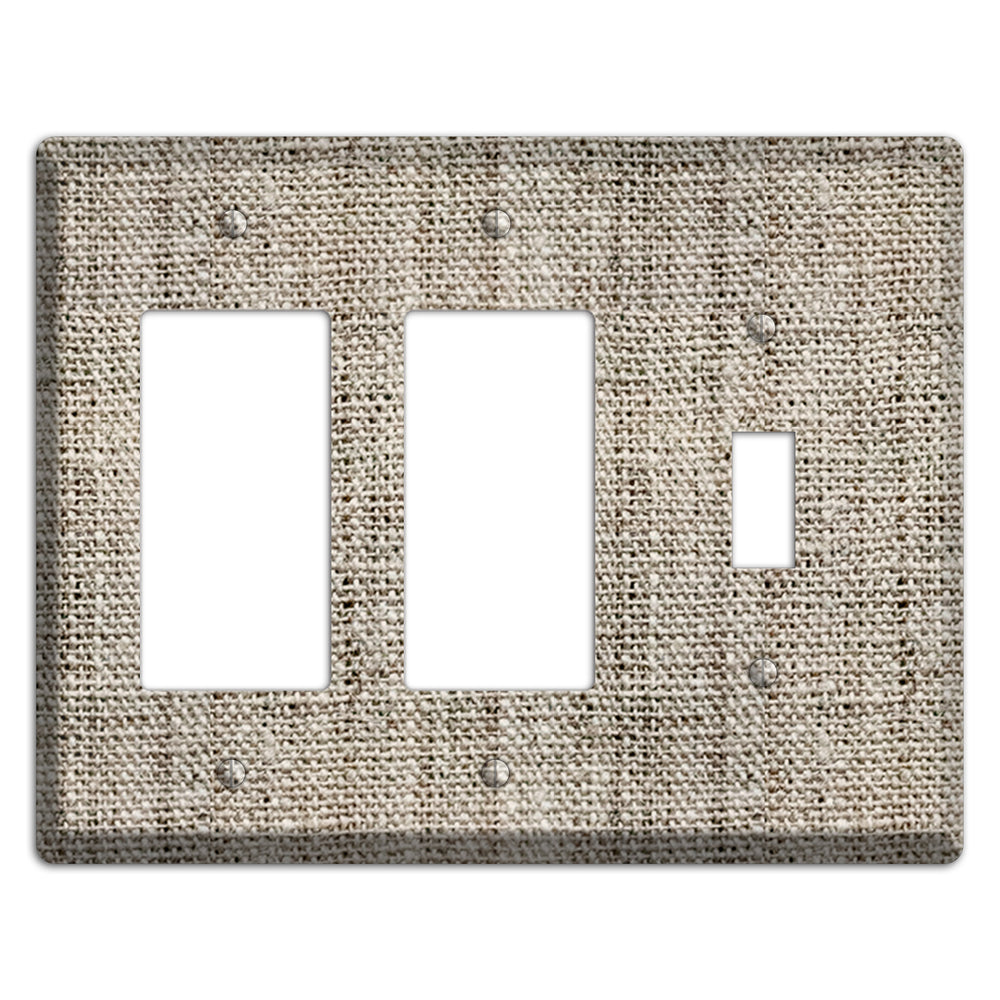 Niagara Burlap 2 Rocker / Toggle Wallplate