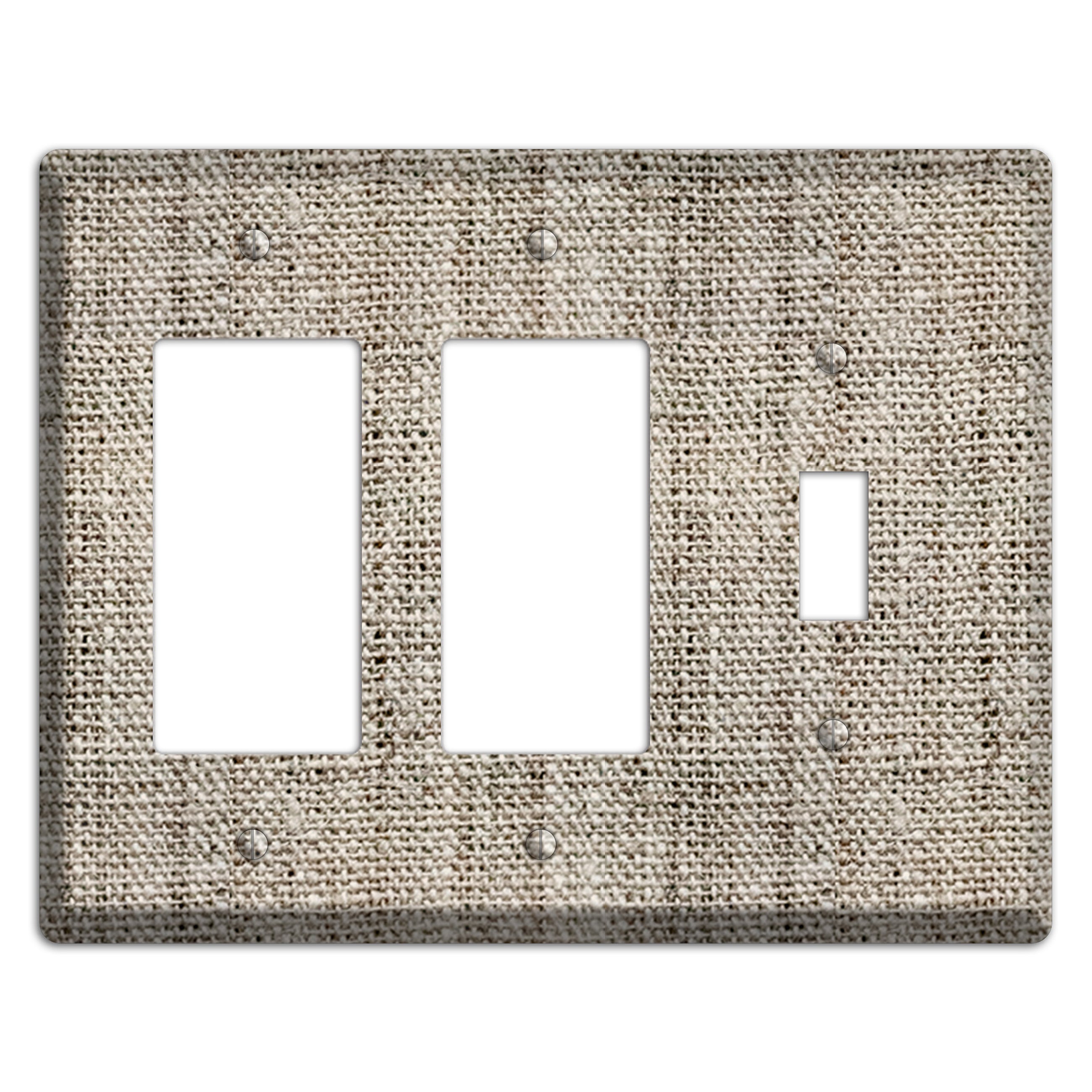 Niagara Burlap 2 Rocker / Toggle Wallplate