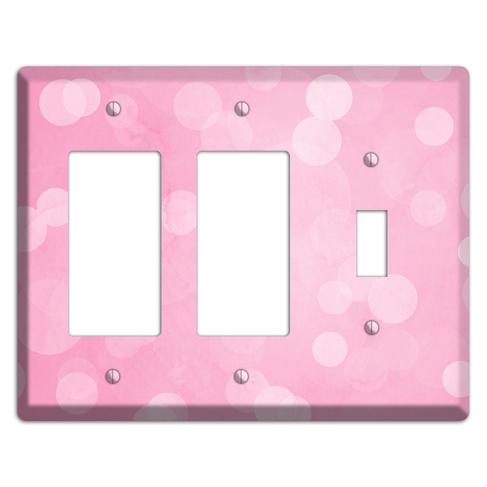 purple Pizzaz Pink Texture 2 Rocker / Toggle Wallplate