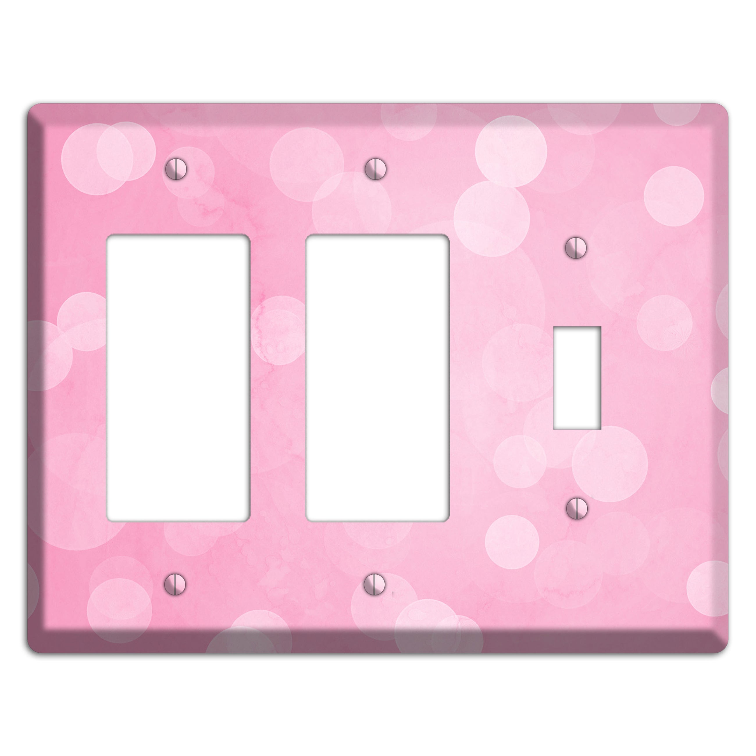 purple Pizzaz Pink Texture 2 Rocker / Toggle Wallplate