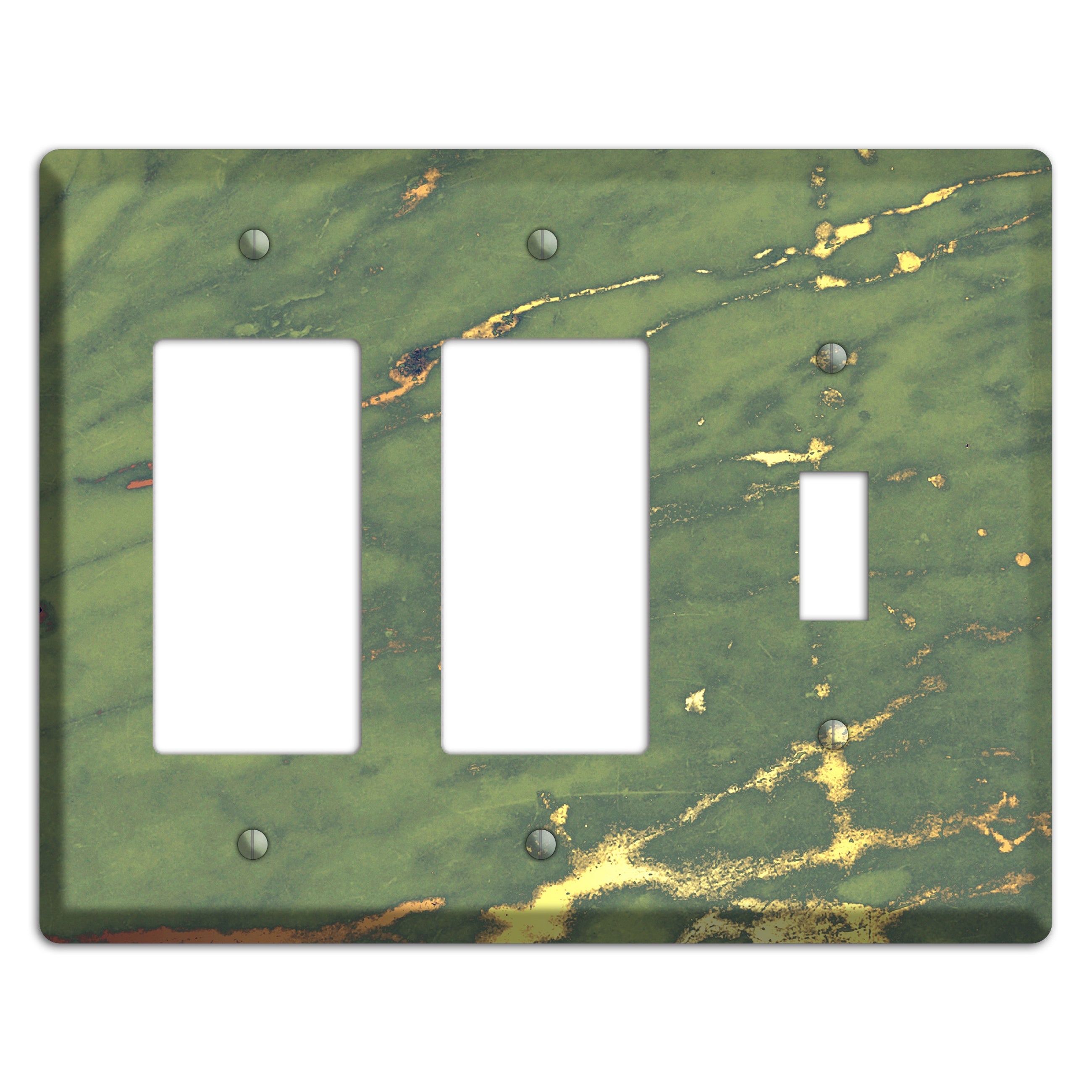 Limed Ash Marble 2 Rocker / Toggle Wallplate