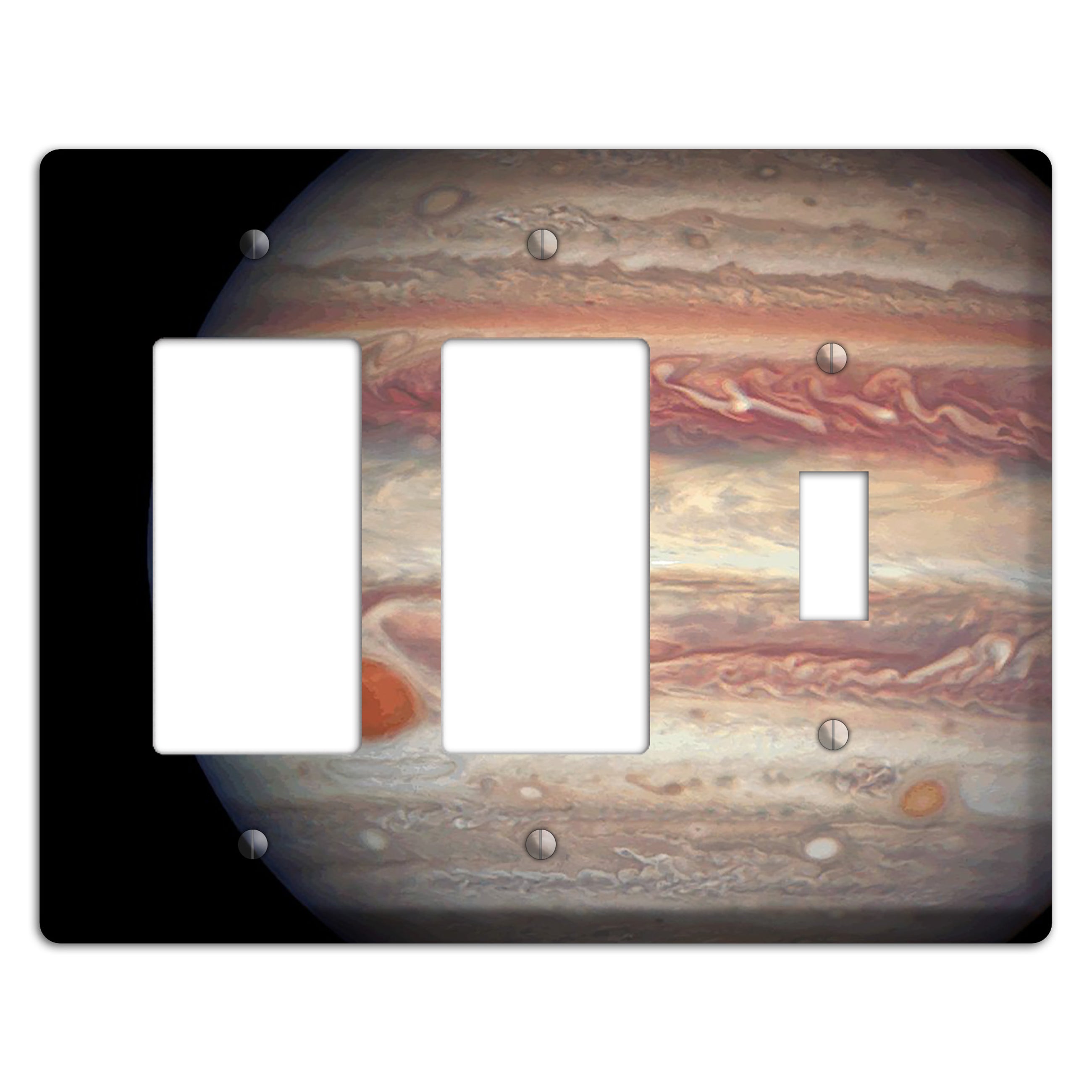 Jupiter's 2 Rocker / Toggle Wallplate