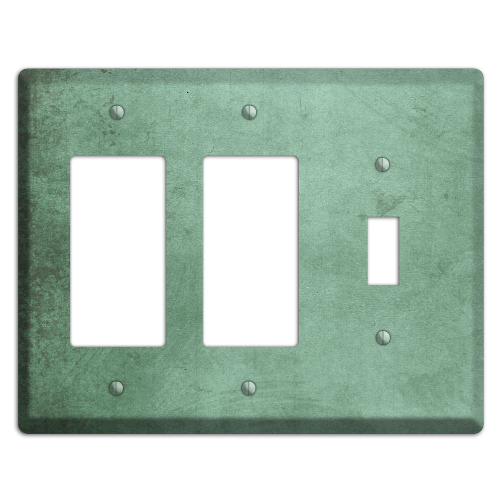 Bay Leaf Vintage Grunge 2 Rocker / Toggle Wallplate