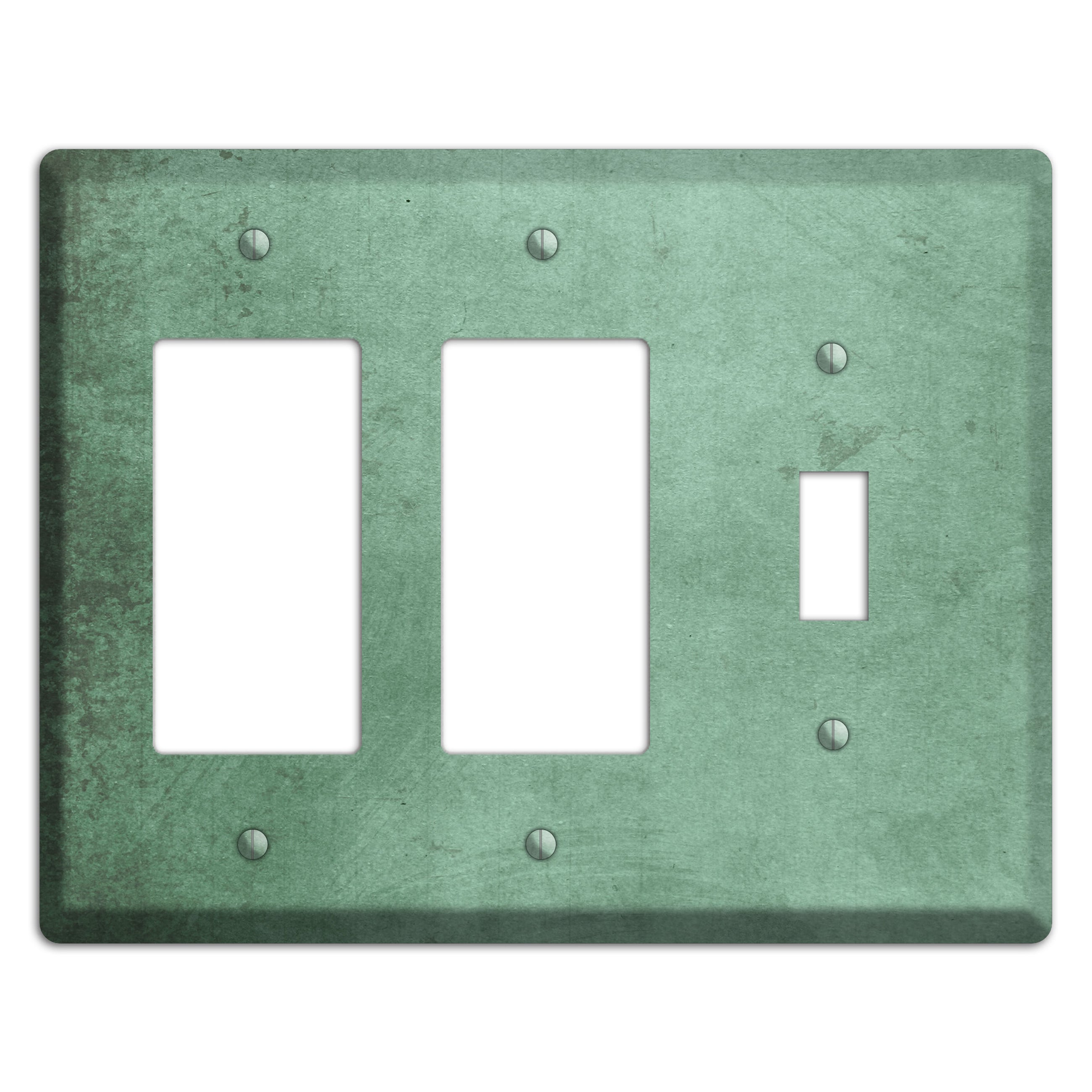 Bay Leaf Vintage Grunge 2 Rocker / Toggle Wallplate