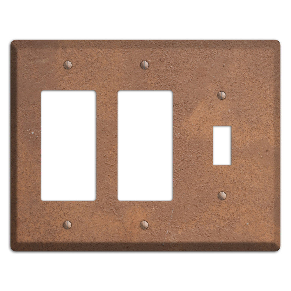 Brown Concrete 2 Rocker / Toggle Wallplate