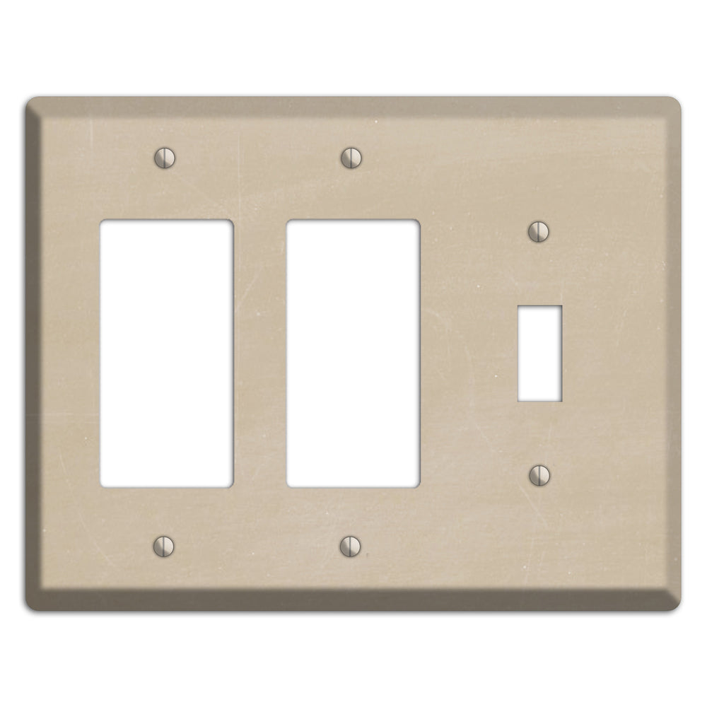 Chalk Tan 2 Rocker / Toggle Wallplate