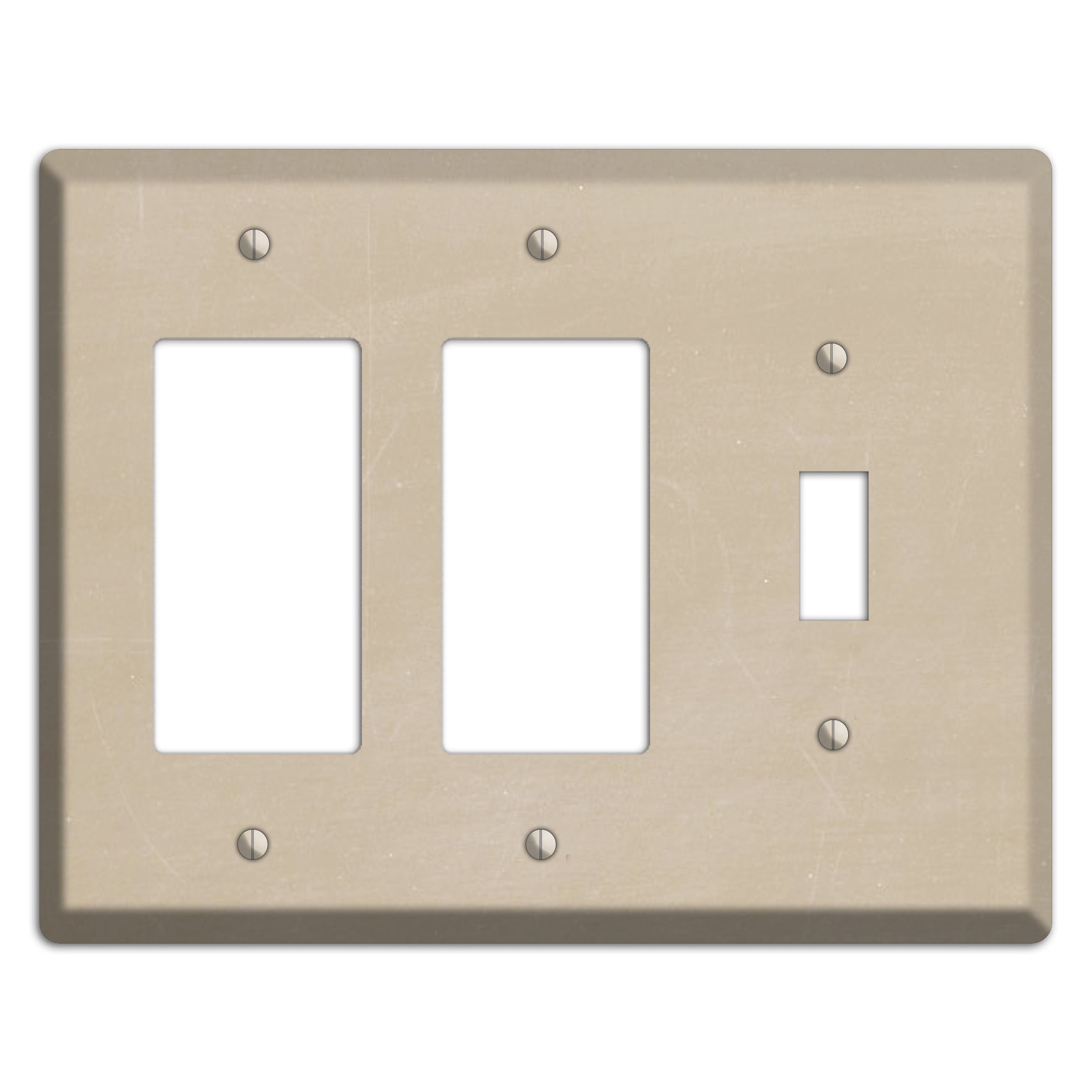 Chalk Tan 2 Rocker / Toggle Wallplate