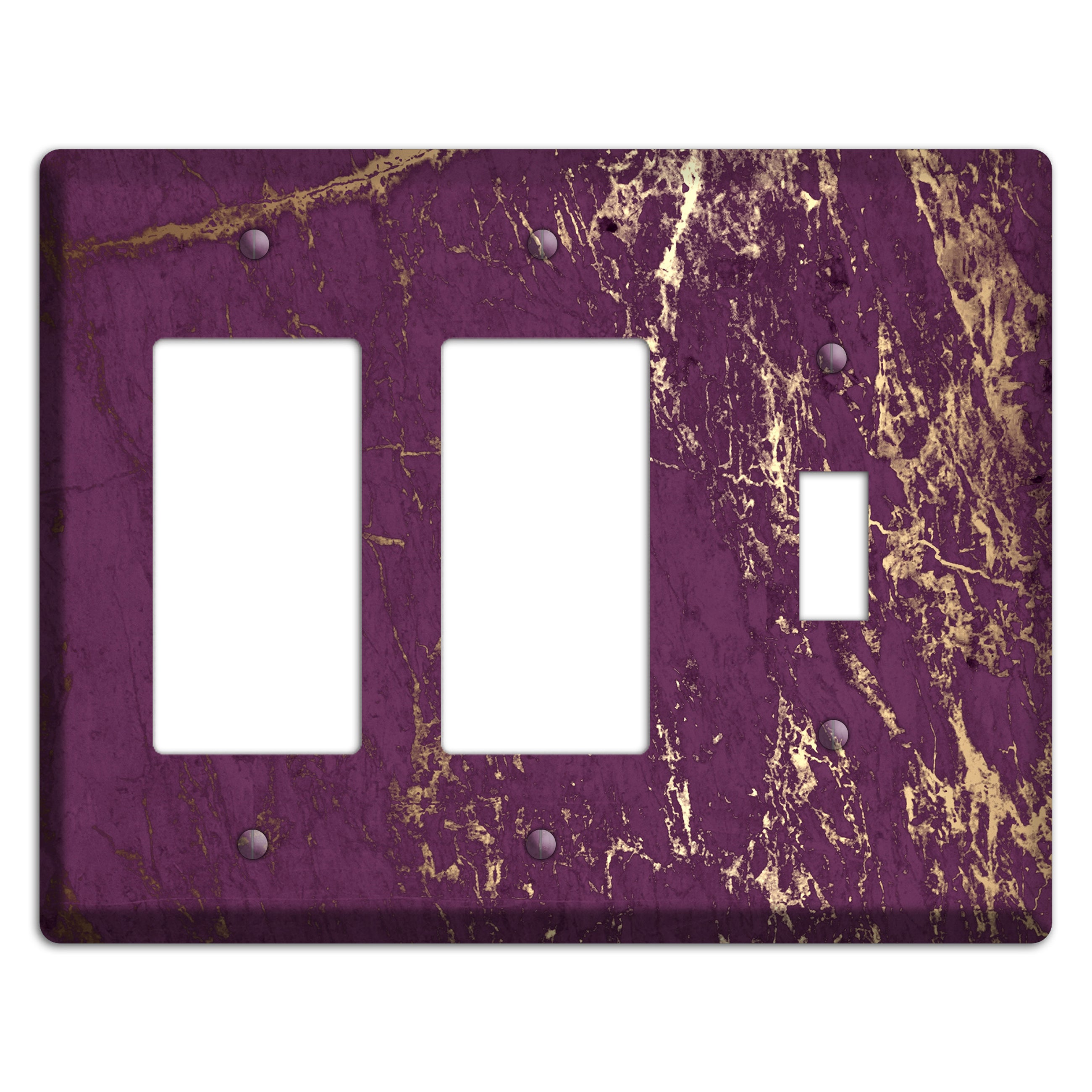 Finn Marble 2 Rocker / Toggle Wallplate