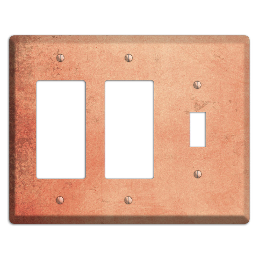 Tonys pink Vintage Grunge 2 Rocker / Toggle Wallplate