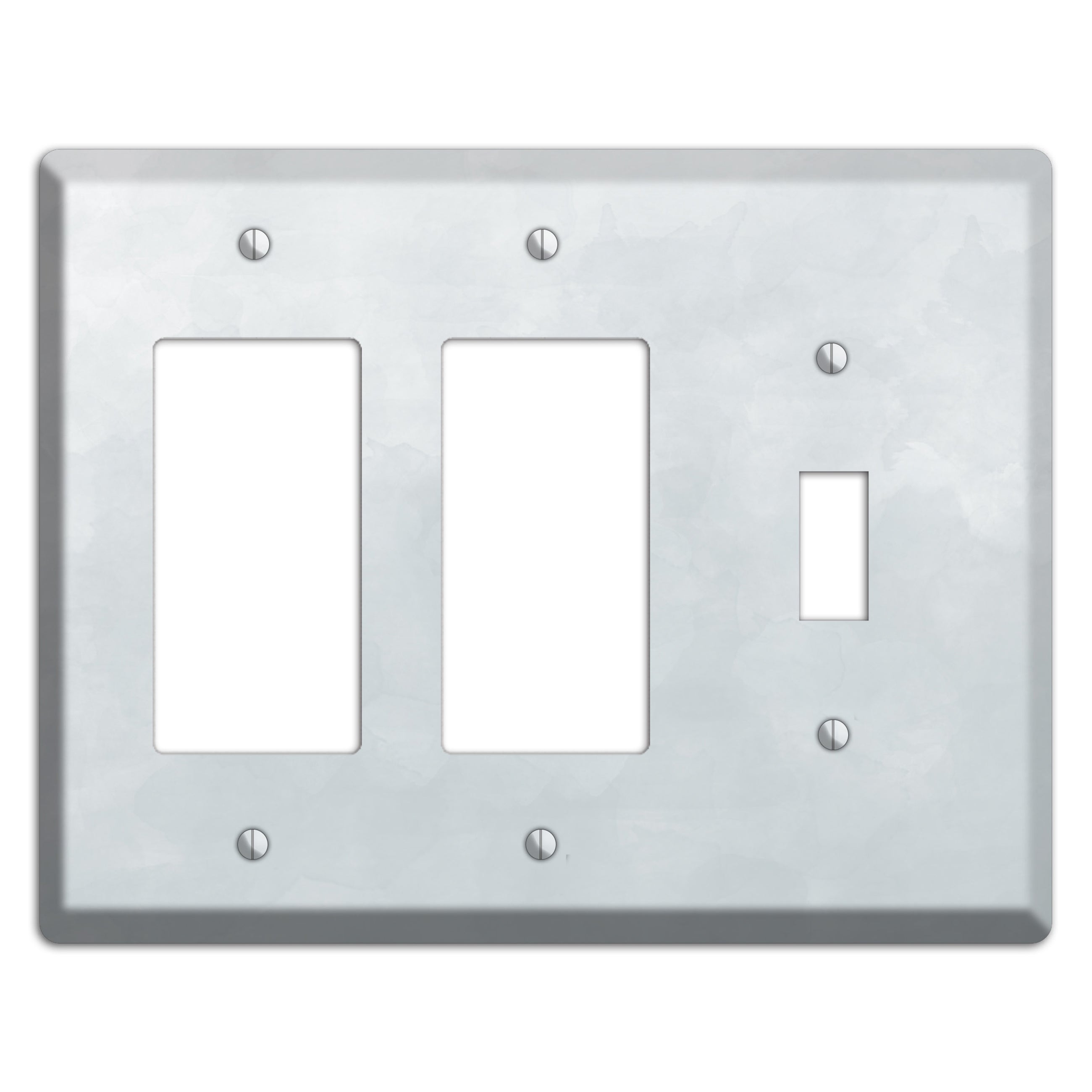 Gray Ombre 2 Rocker / Toggle Wallplate