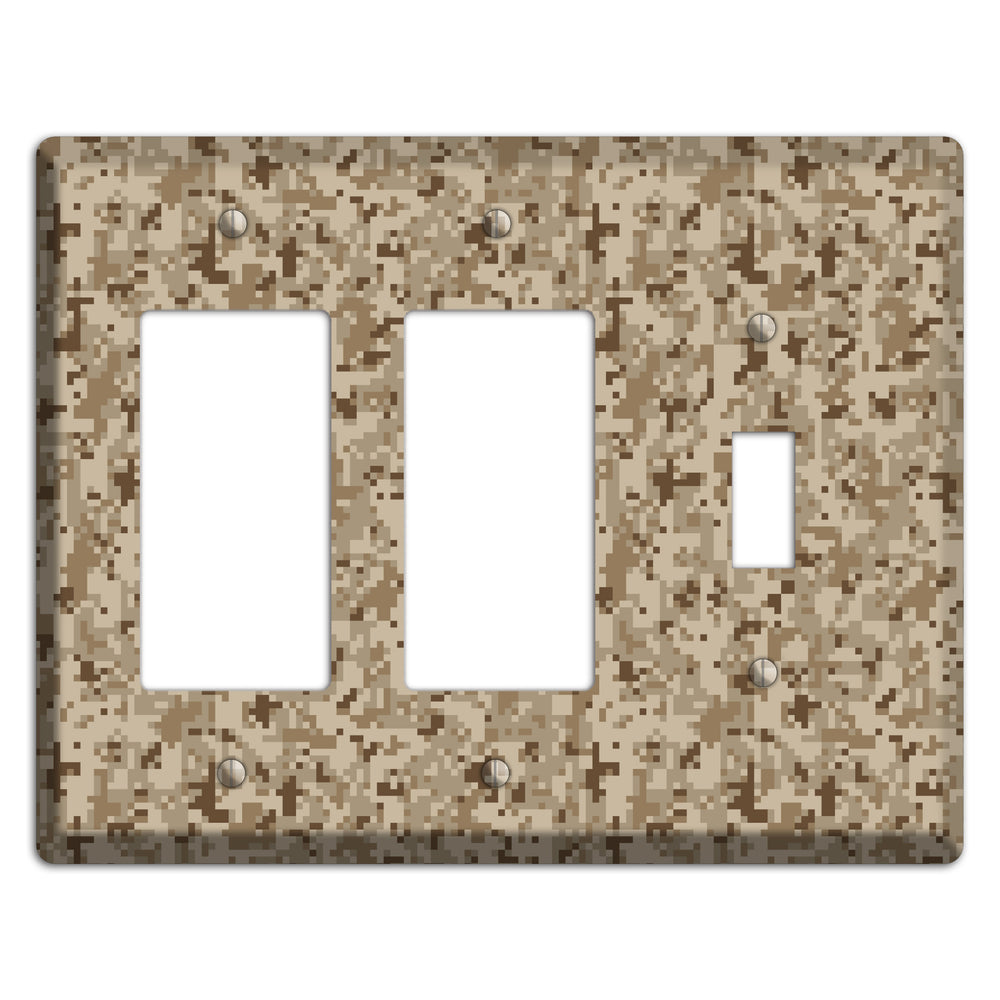 Desert Camo 2 Rocker / Toggle Wallplate