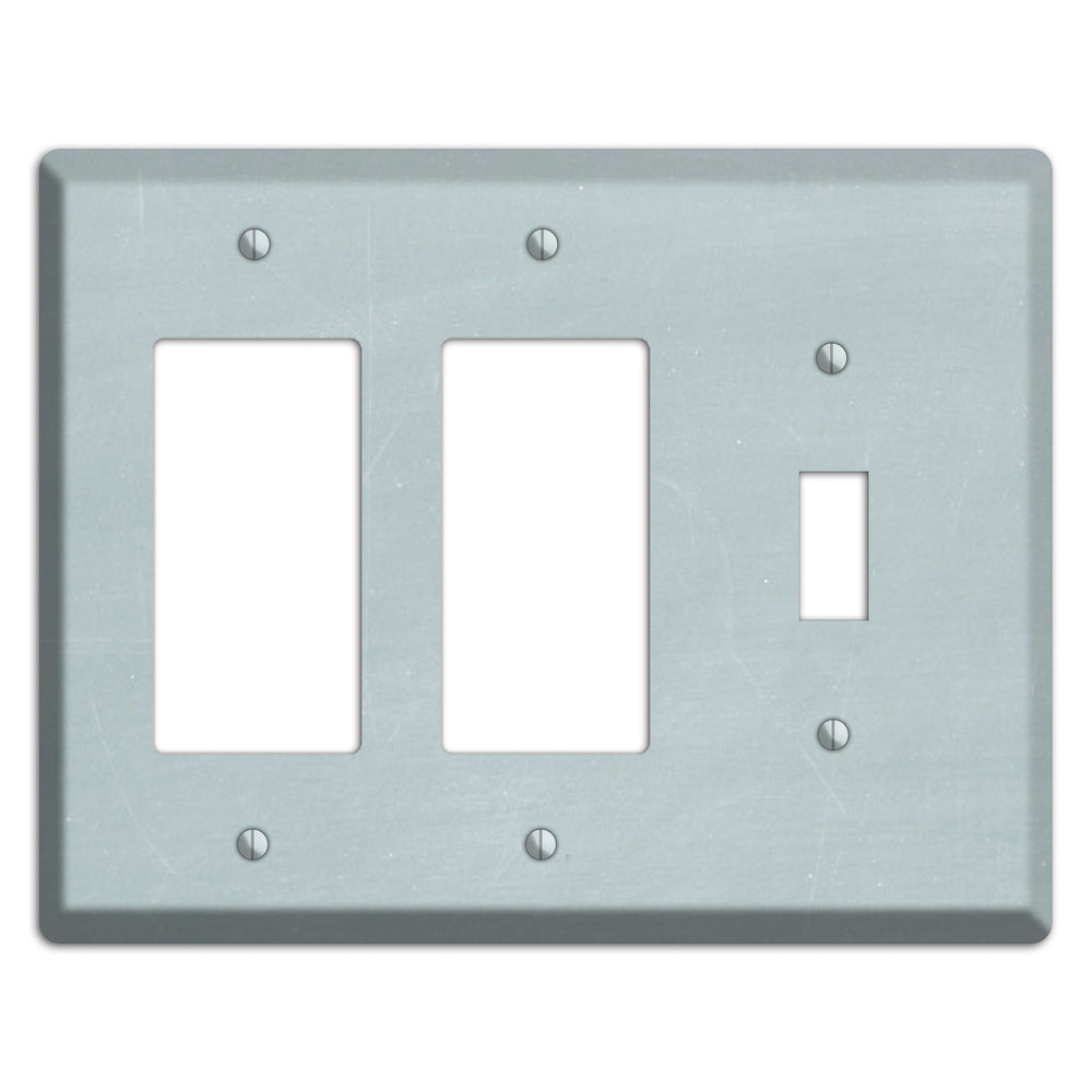 Chalk Light Blue 2 Rocker / Toggle Wallplate