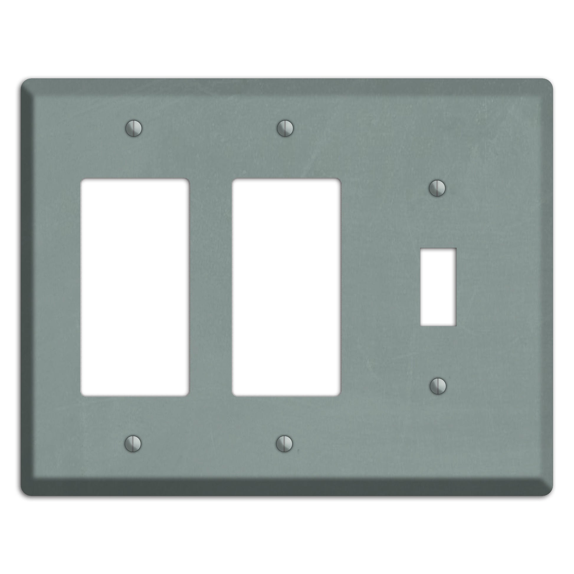 Chalk Faded Gree 2 Rocker / Toggle Wallplate