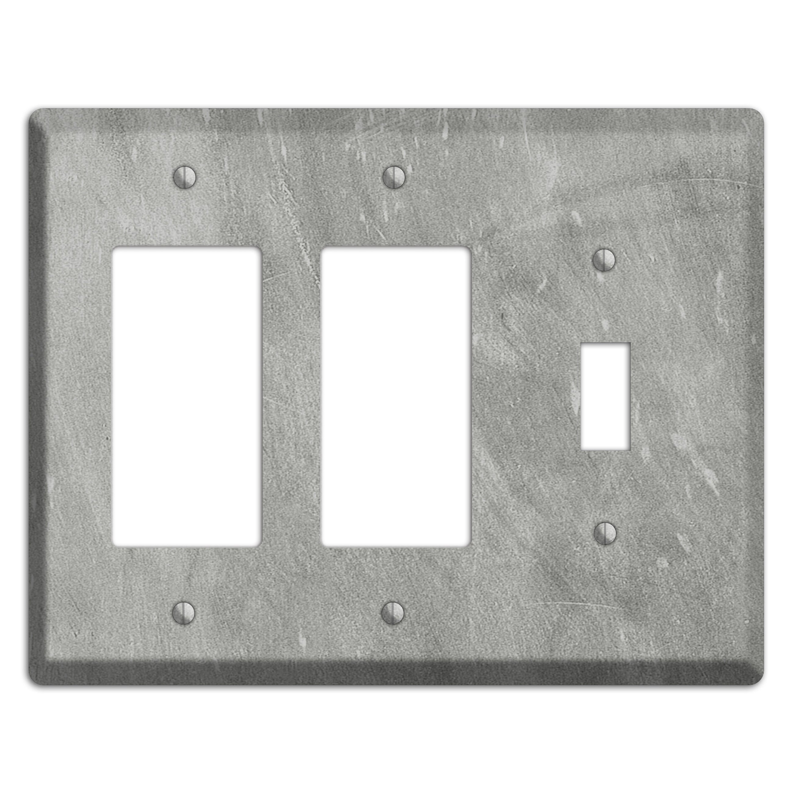 Chalk Grey 2 Rocker / Toggle Wallplate