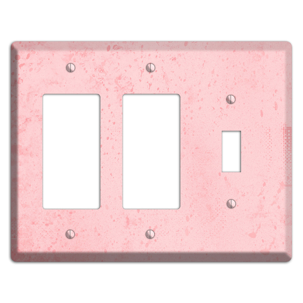ShockingPpink Soft Coral 2 Rocker / Toggle Wallplate