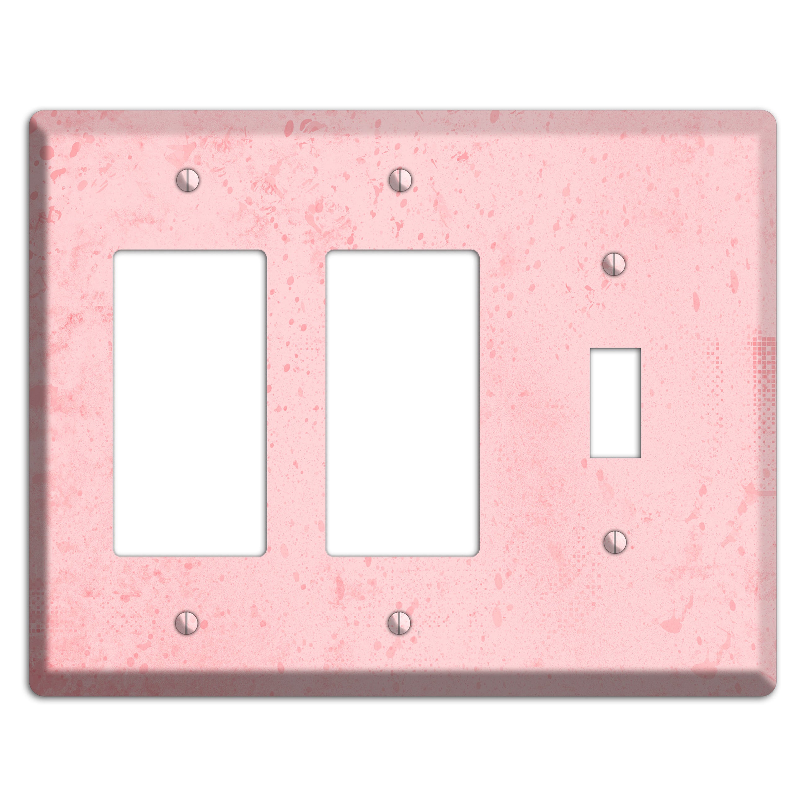 ShockingPpink Soft Coral 2 Rocker / Toggle Wallplate