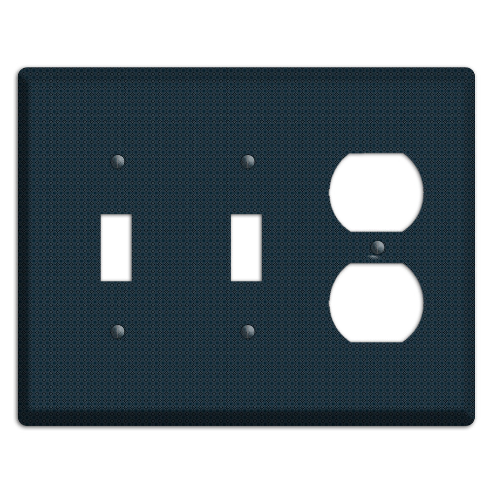 Navy Foulard 2 Toggle / Duplex Wallplate