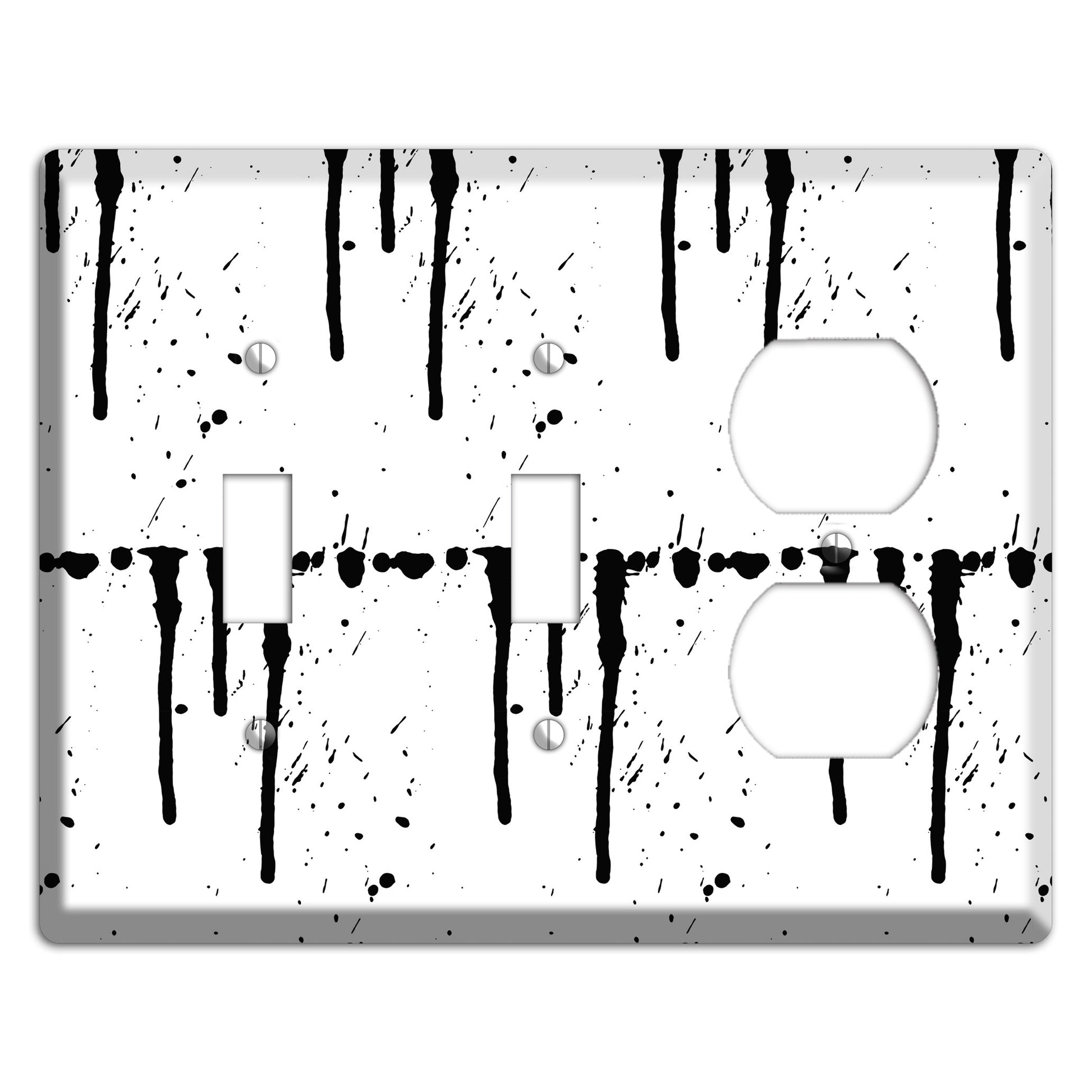 Ink Drips 2 2 Toggle / Duplex Wallplate