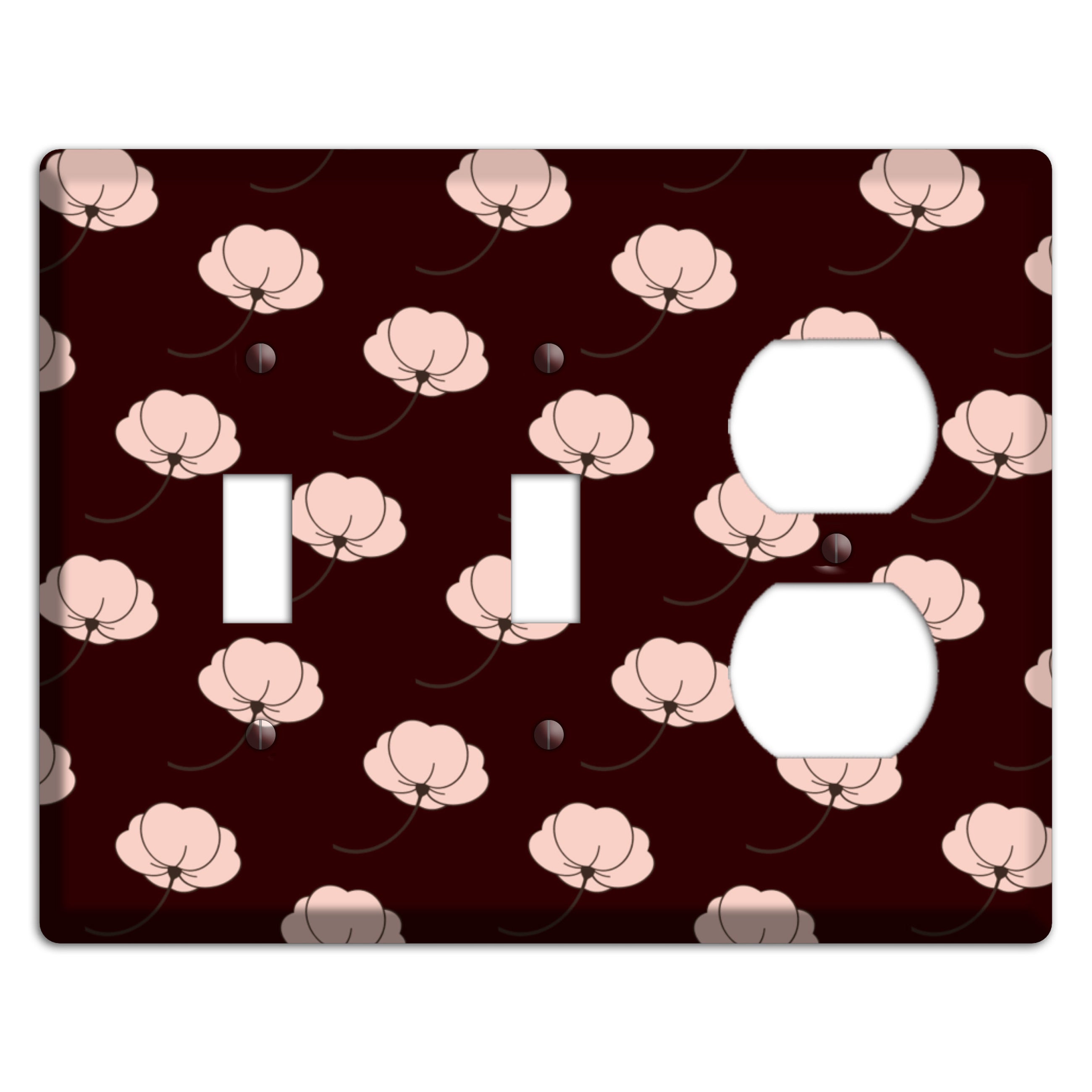 Asian Blossoms 2 Toggle / Duplex Wallplate