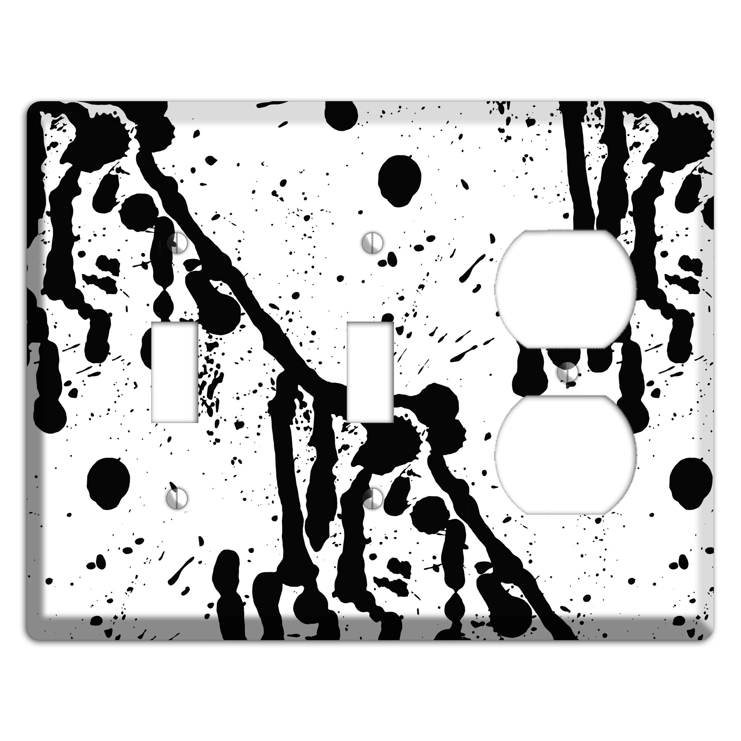 Ink Drips 10 2 Toggle / Duplex Wallplate