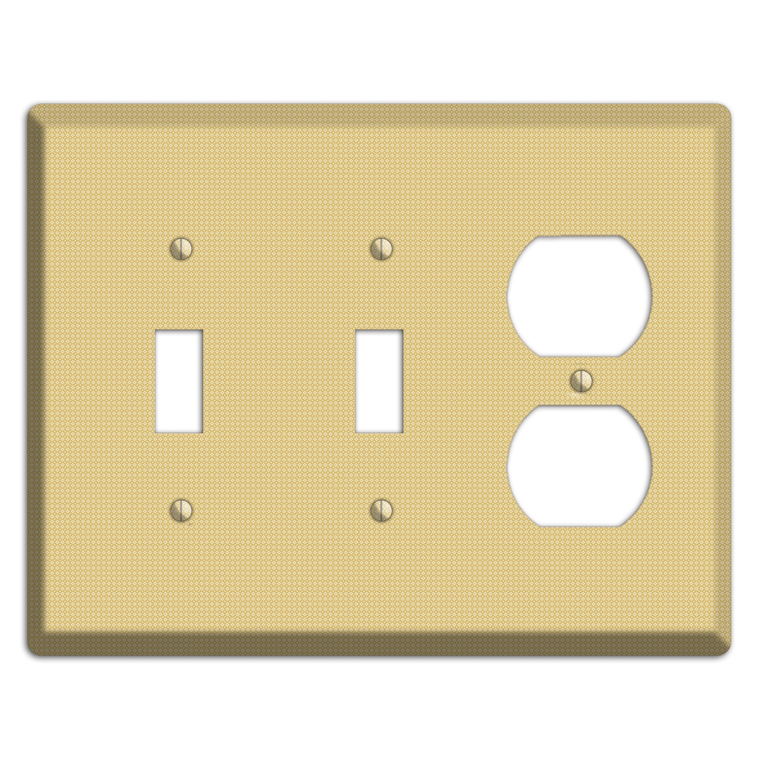 Khaki Weave 2 Toggle / Duplex Wallplate