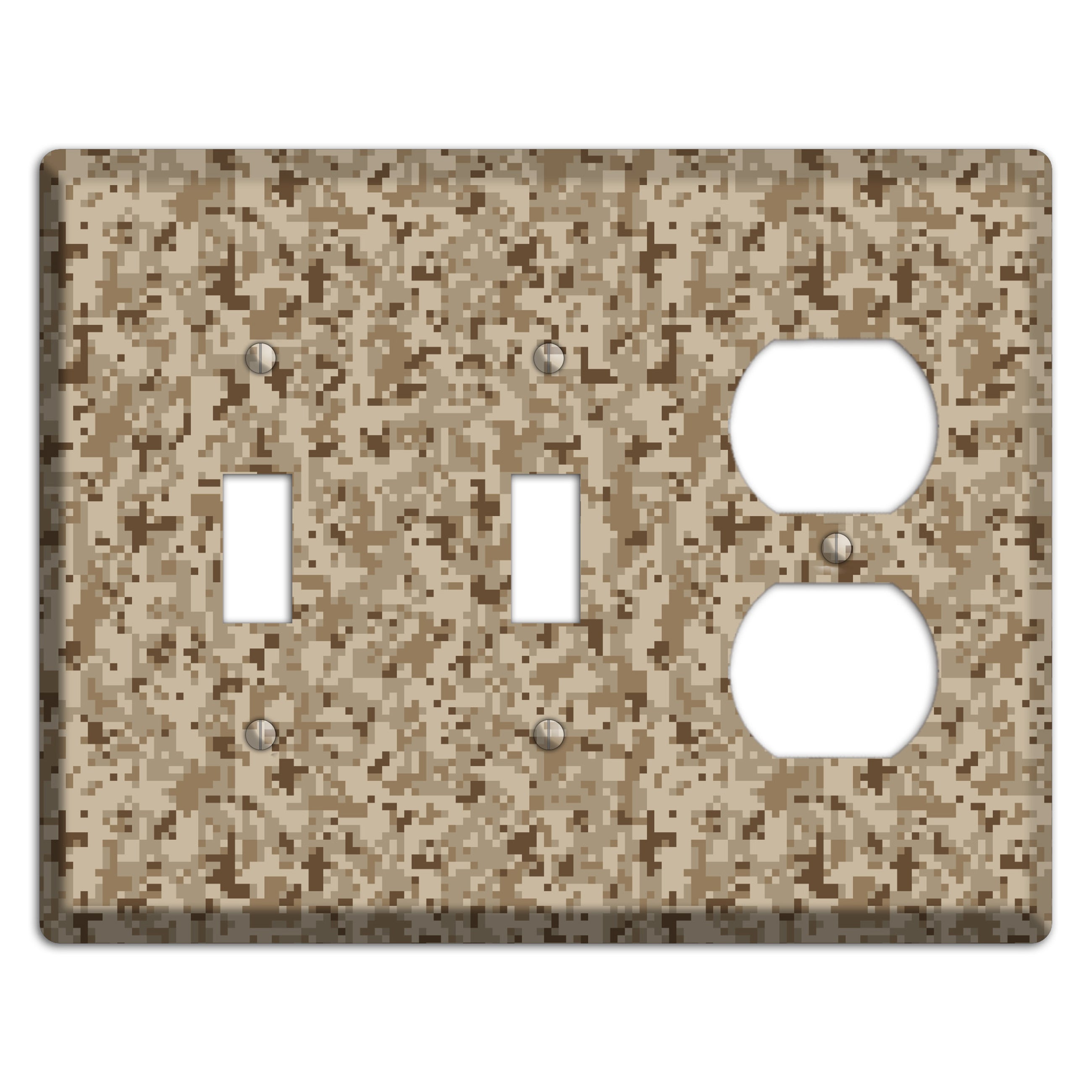 Desert Camo 2 Toggle / Duplex Wallplate