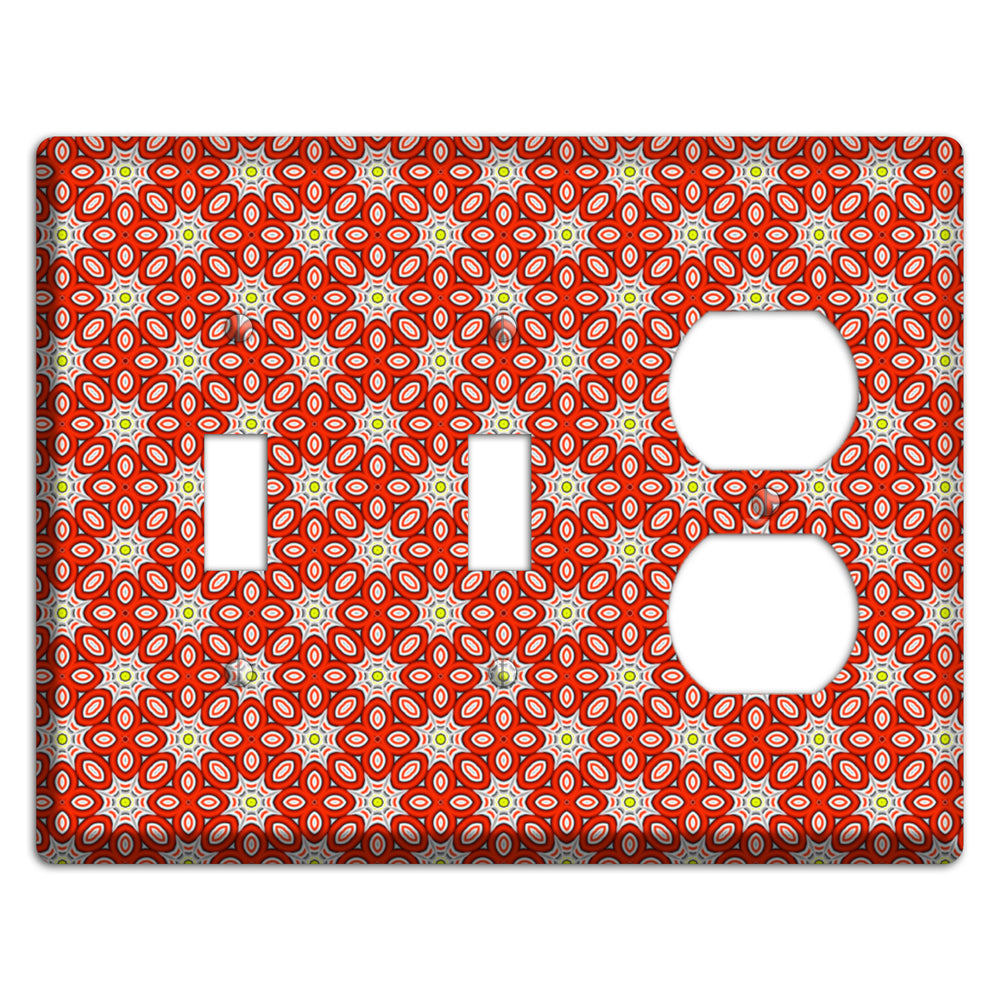 Red Foulard 2 2 Toggle / Duplex Wallplate