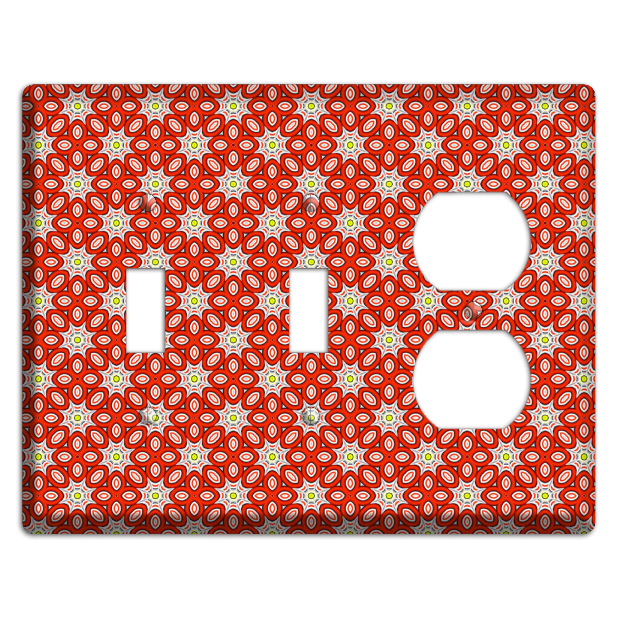 Red Foulard 2 2 Toggle / Duplex Wallplate