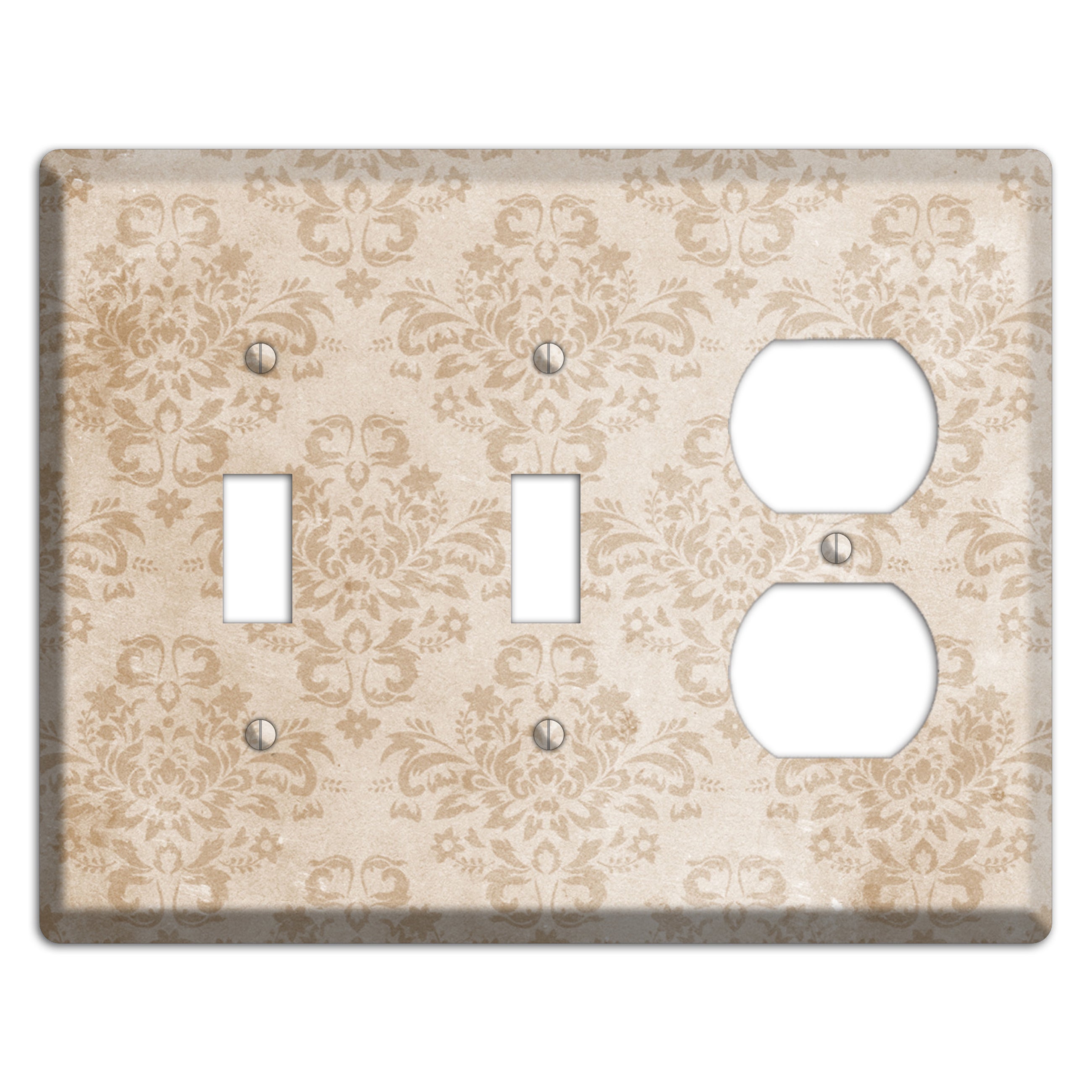 Bizarre Neutral Texture 2 Toggle / Duplex Wallplate
