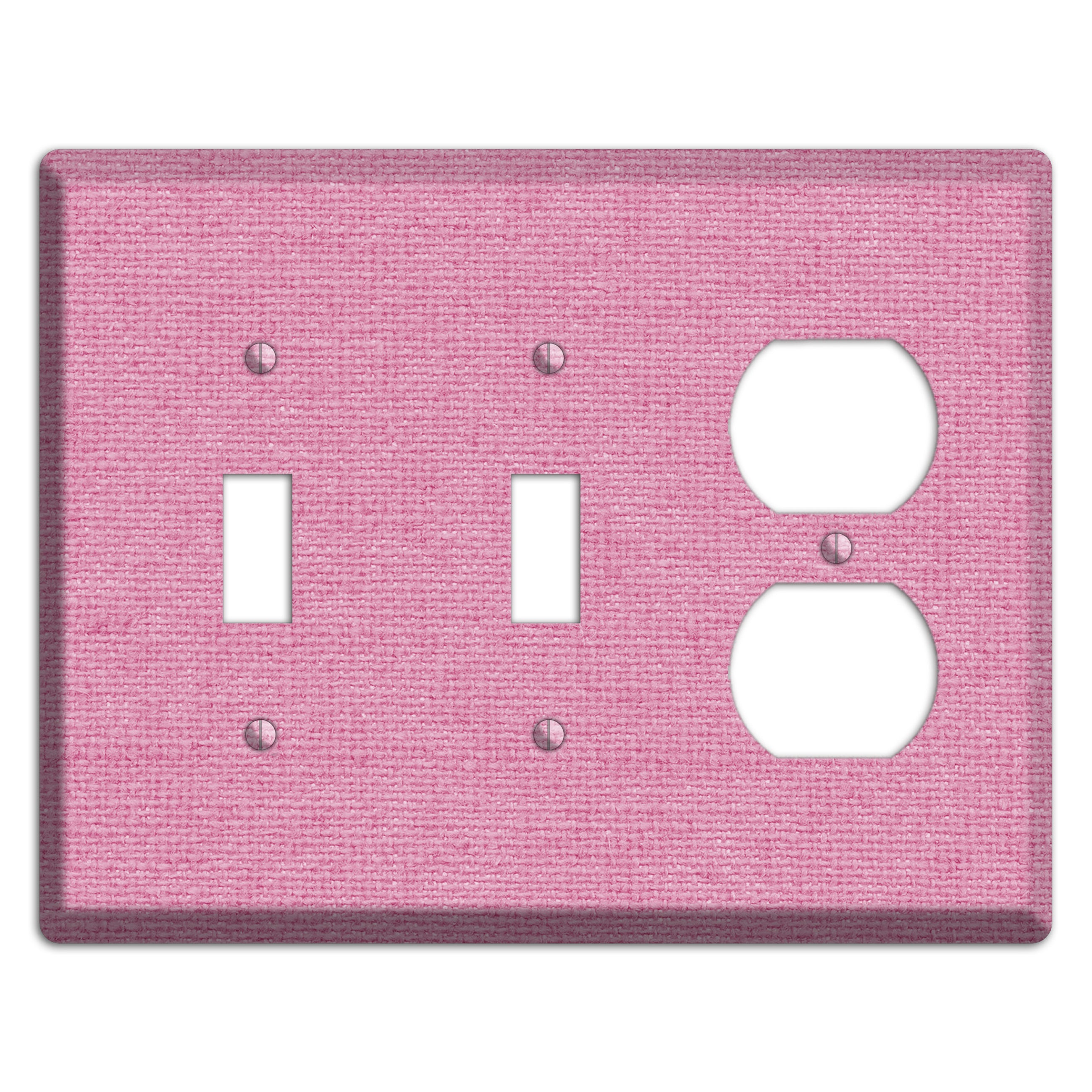 Gamboge Pink Texture 2 Toggle / Duplex Wallplate
