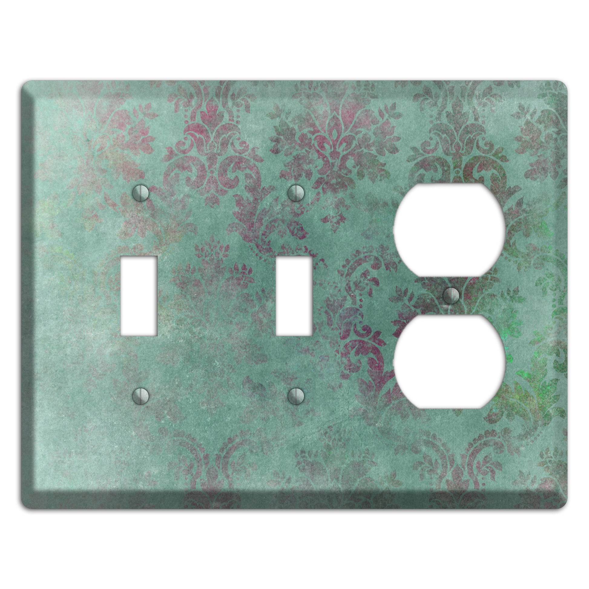 Corduroy Whimsical Damask 2 Toggle / Duplex Wallplate