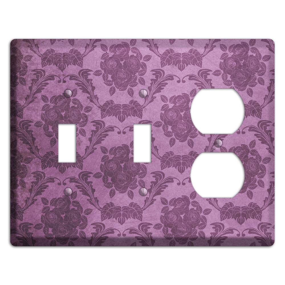 Bouquet Vintage Rose Damask 2 Toggle / Duplex Wallplate